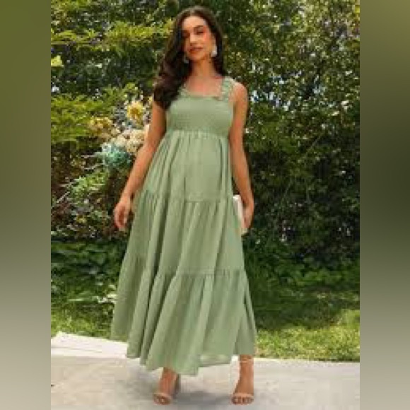 Sweet Wanderer White Smocked Tiered Sundress - Picture 7 of 11